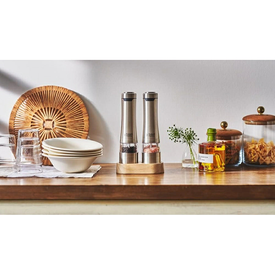 Wood Stand for Electric Salt and Pepper Mills 7924JP - imy Shop Japan