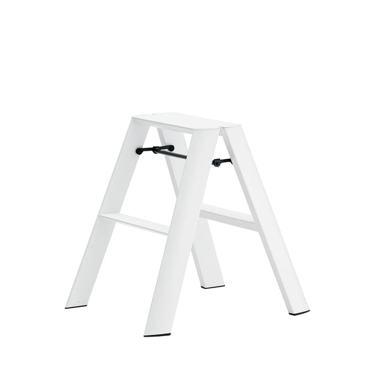 lucano 2-Step Folding Step Stool Standard ML2-a WH