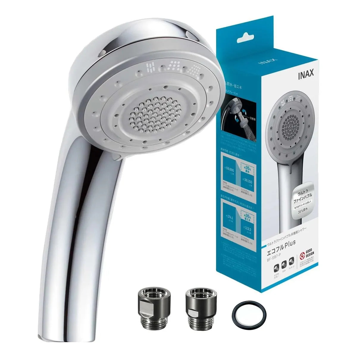 INAX Ecoful Plus 超微細氣泡多功能蓮蓬頭, 日本製 PK-BF-SH1