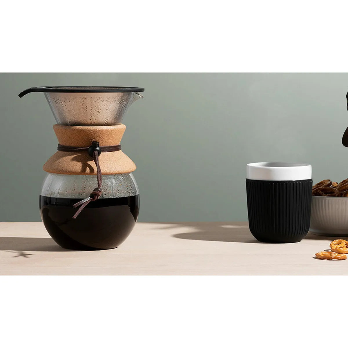 POUR OVER Coffee Maker with Stainless Steel Filter 500mL 11592-109