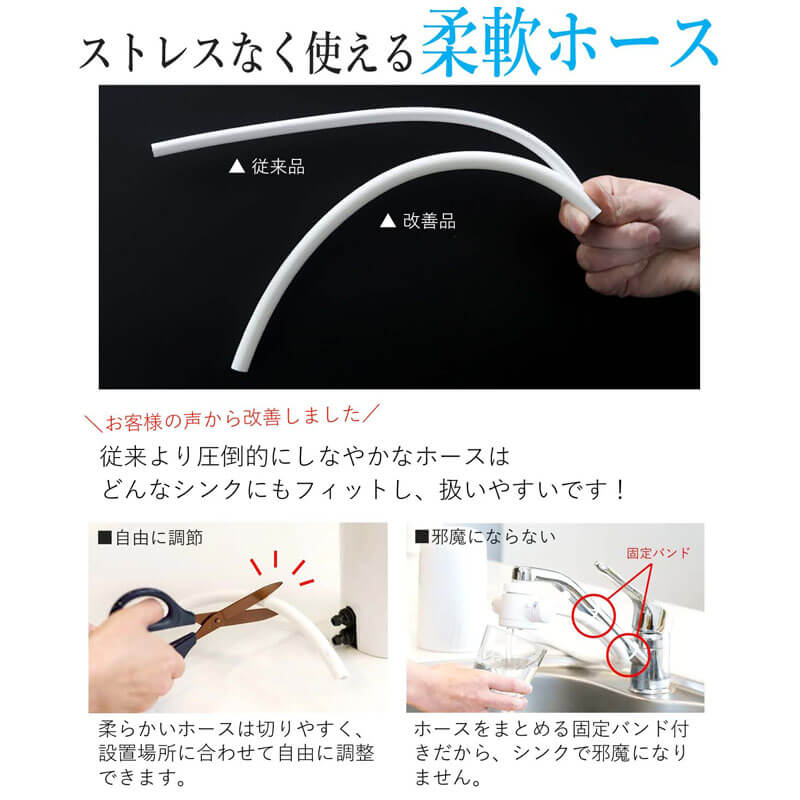 Beaq 3-Year Long-Life Water Purifier with Backflow Cleaning - imy Shop Japan