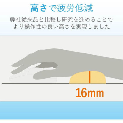 FITTIO Wrist Support Mouse Pad, Made in Japan MOH-FTRBK