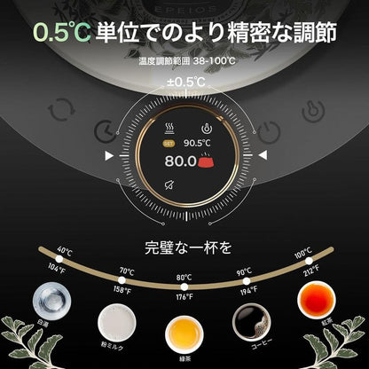 Fine&Flow Gooseneck Kettle 0.6L, 2025 Model LUX600