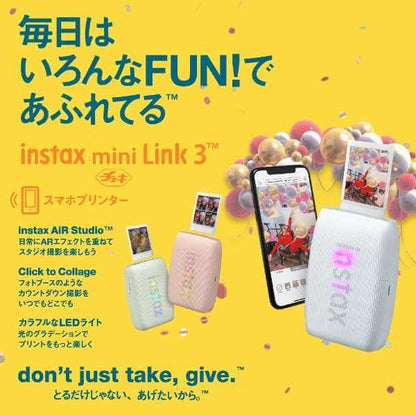 INSTAX Mini Link 3 – Polaroid-Style Prints - imy Shop Japan