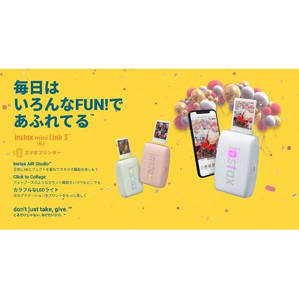 INSTAX Mini Link 3 – Polaroid-Style Prints - imy Shop Japan