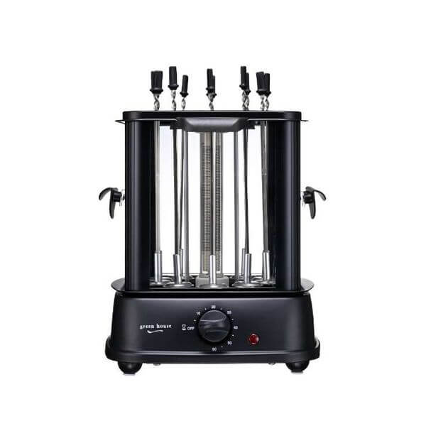 Rotate Automatically Tabletop Smokeless Yakitori Cooker GH-YKTMA-BK - imy Shop Japan