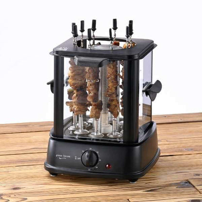 Rotate Automatically Tabletop Smokeless Yakitori Cooker GH-YKTMA-BK - imy Shop Japan