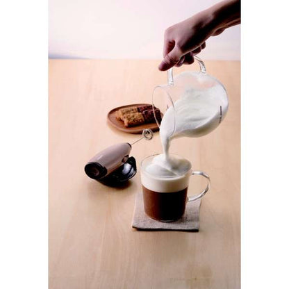 Milk Frother & Frothing Cup Set CQT-45BR - imy Shop Japan