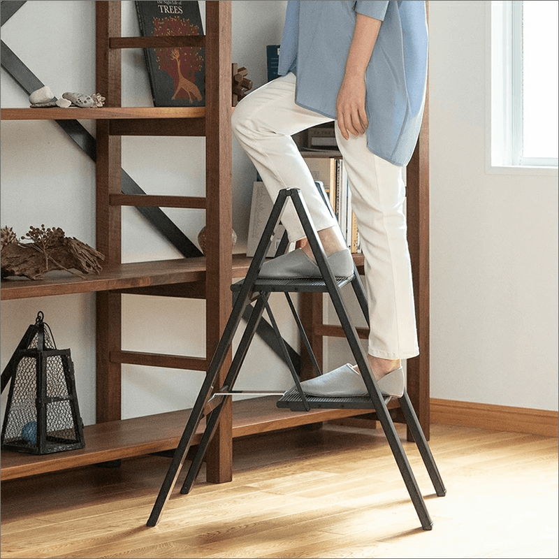 SLIM STEP 2-Step Folding Ladder SJ-2d(SI)