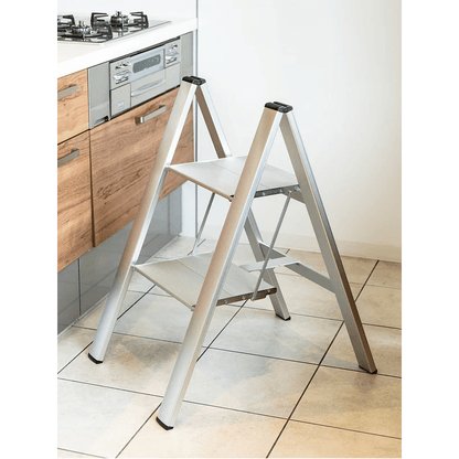 SLIM STEP 2-Step Folding Ladder SJ-2d(SI)