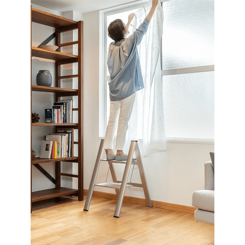 SLIM STEP 2-Step Folding Ladder SJ-2d(SI)