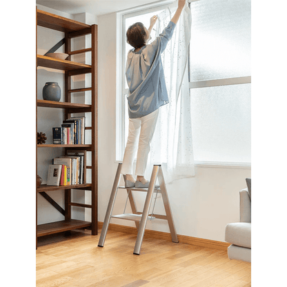 SLIM STEP 2-Step Folding Ladder SJ-2d(SI)