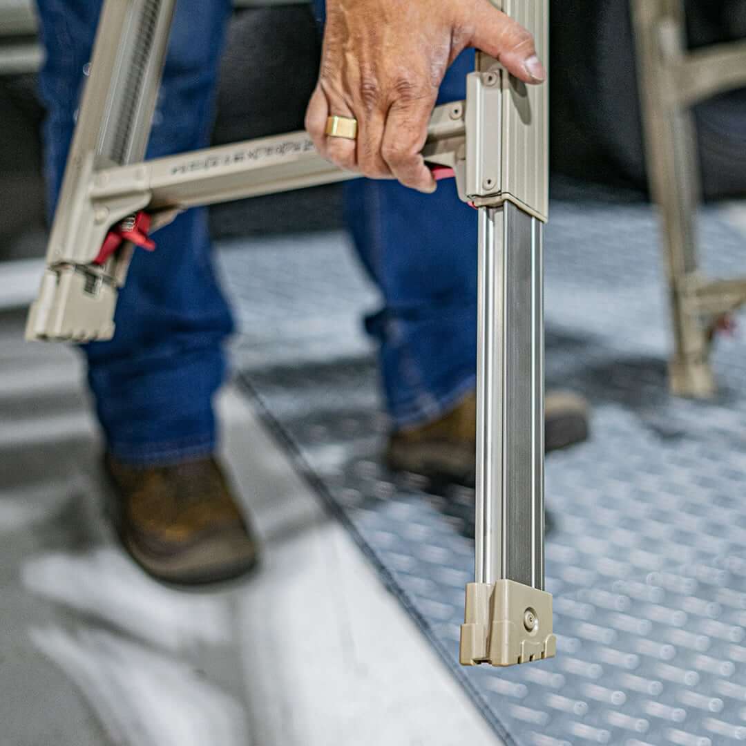 WHATNOT Collaboration Aluminum Work Platform Sand Beige DRS-0780c (BE) - imy Shop Japan