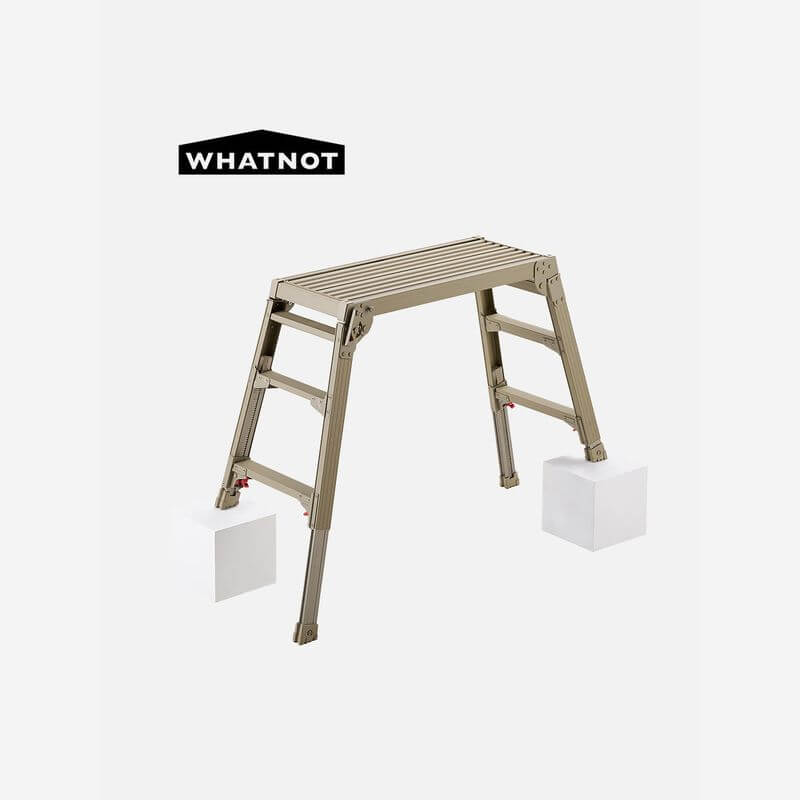 WHATNOT Collaboration Aluminum Work Platform Sand Beige DRS-0780c (BE) - imy Shop Japan
