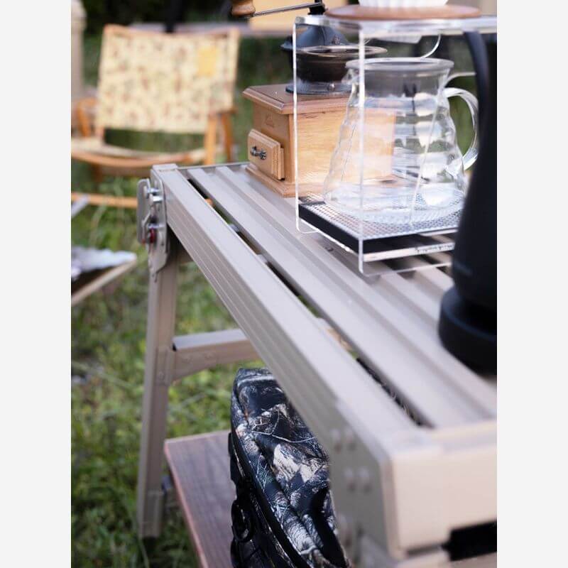 WHATNOT Collaboration Aluminum Work Platform Sand Beige DRS-0780c (BE) - imy Shop Japan