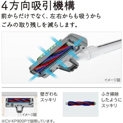 Bagged Canister Vacuum Cleaner, Made in Japan CV-KP900P-C