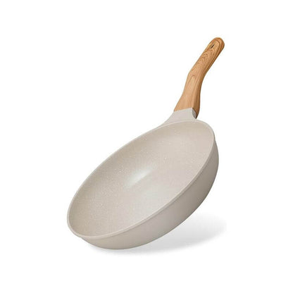 不沾平底鍋, 木紋手柄, IH/明火兩用