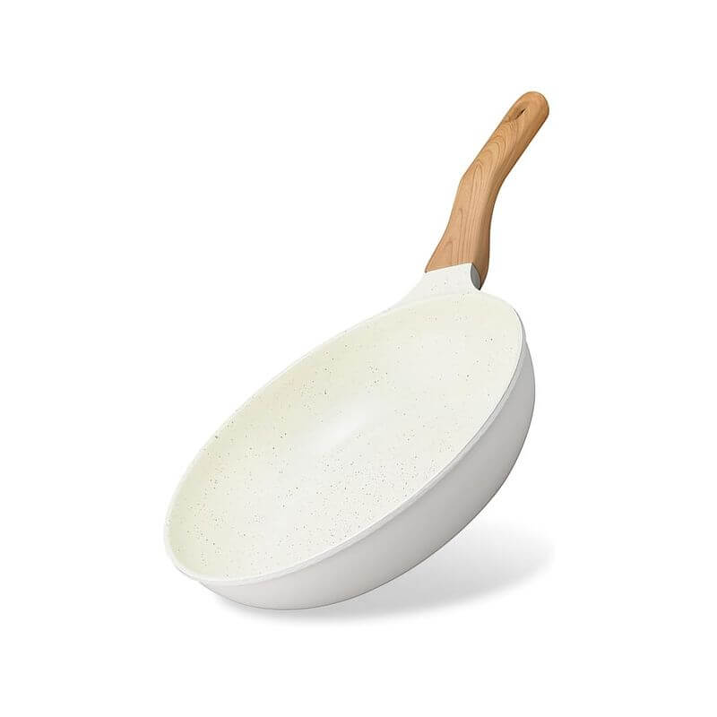 不沾平底鍋, 木紋手柄, IH/明火兩用