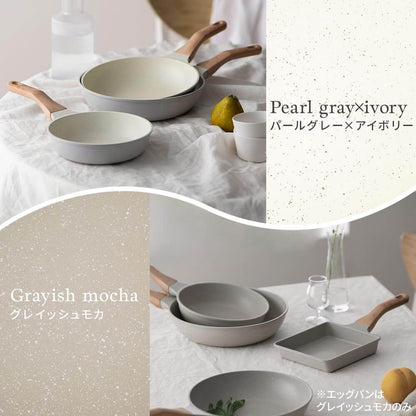 不沾平底鍋, 木紋手柄, IH/明火兩用