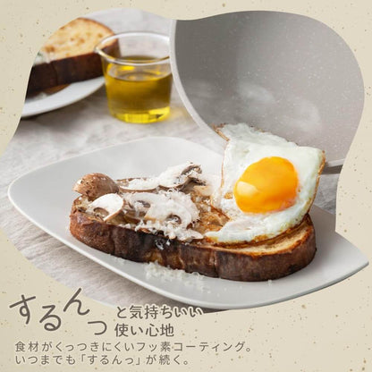 不沾平底鍋, 木紋手柄, IH/明火兩用