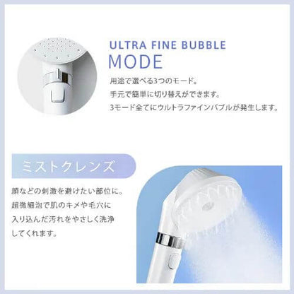 MiCOLA 極細泡泡潔淨蓮蓬頭 SH-M01-W