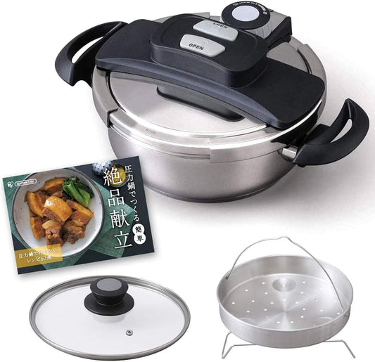Two-Handed Pressure Cooker 3L RAN-3L - imy Shop Japan