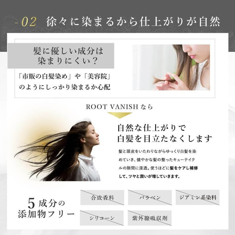 白髮染髮劑 Root Vanish