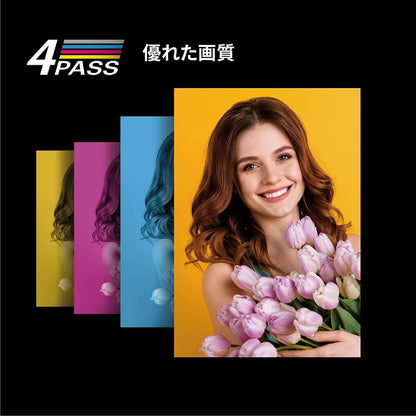 Mini 3 Retro 4Pass Portable Photo Printer (3X3 inches) including Sheets P300R - imy Shop Japan