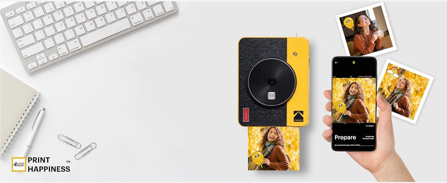 Mini Shot 3 Retro Instant Camera with Films C300R - imy Shop Japan