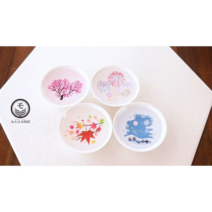 Japan Four Seasons Color-Changing Sake Cup 0100-046-00 - imy Shop Japan