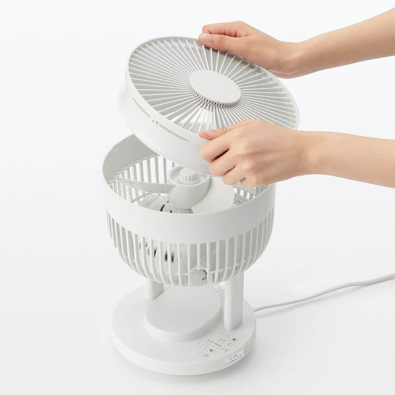 2024 Model Circulator Fan with 360-Degree Oscillation Function 10 Square Meters MJ-OCF06 - imy Shop Japan