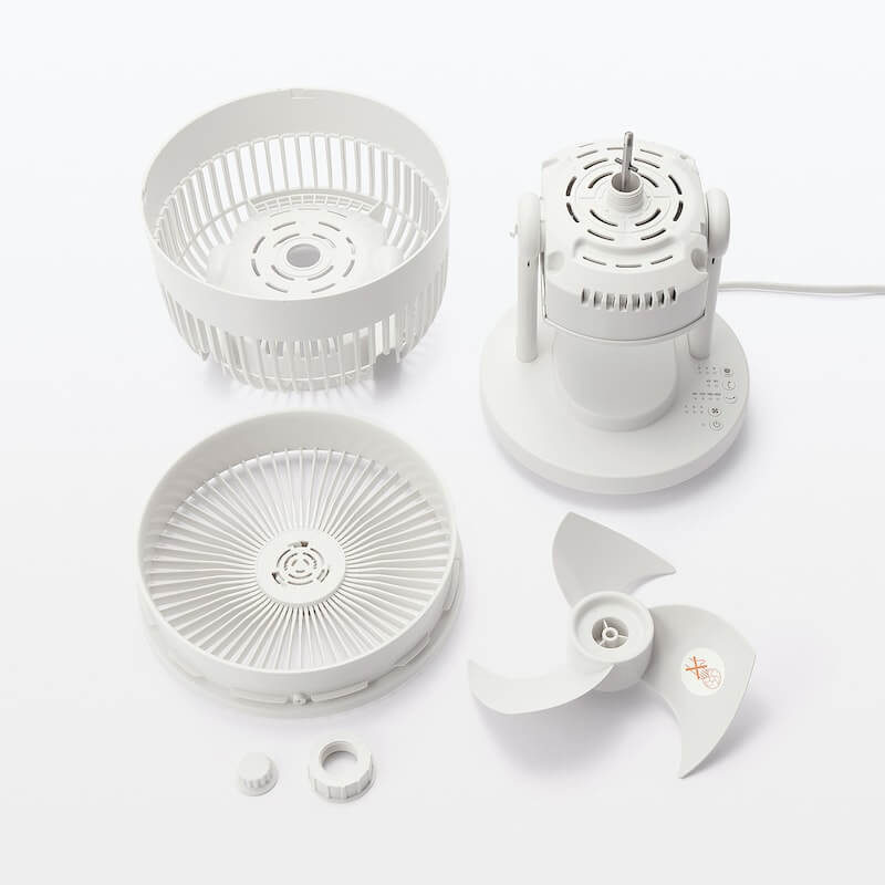 2024 Model Circulator Fan with 360-Degree Oscillation Function 10 Square Meters MJ-OCF06 - imy Shop Japan