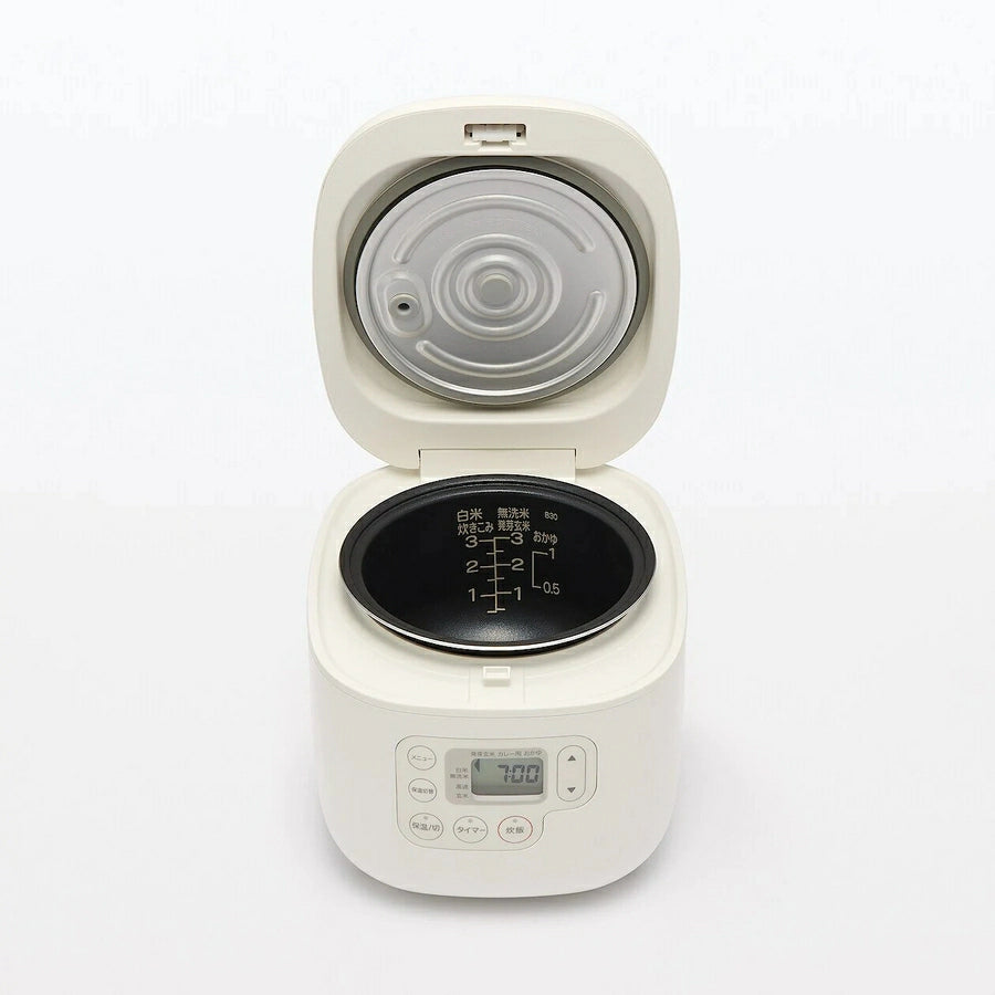 Rice Cooker with Rice Scoop Holder 3 cups MJ-RC3A3 - imy Shop Japan