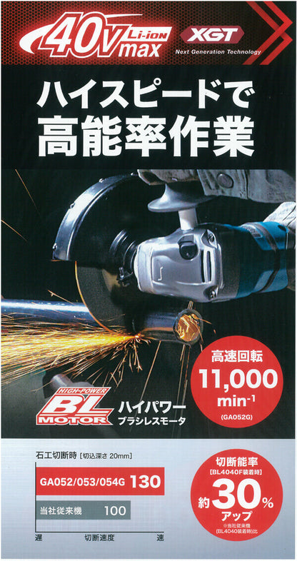 40V Brushless Cordless Angle Grinder GA05 - imy Shop Japan