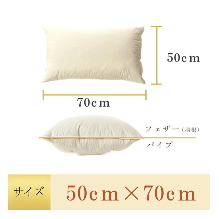 Blissful Sleep Series Pipe Feather Pillow [Large] 630714BO - imy Shop Japan