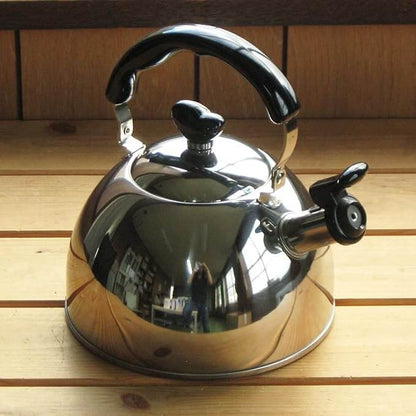 Stainless Steel Whistling Kettle (IH Compatible), Made in Japan