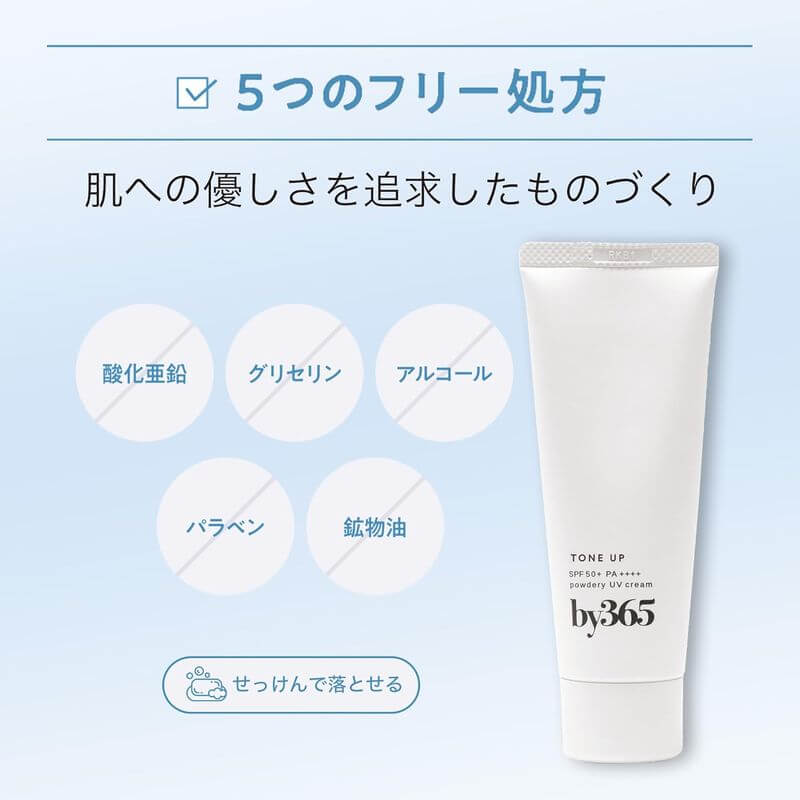 by365 Tone Up UV Protector – Lightweight & Sweat-Resistant SPF50+ (60g)