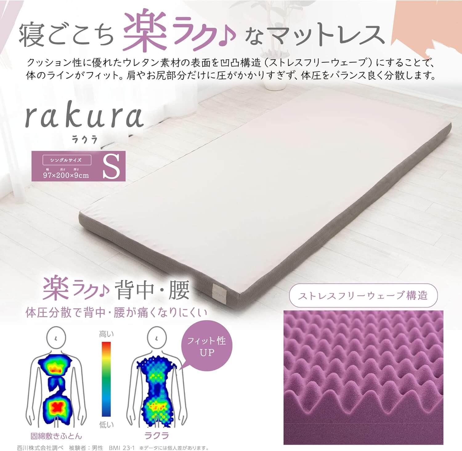 Mattress 9cm JC01277501 - imy Shop Japan