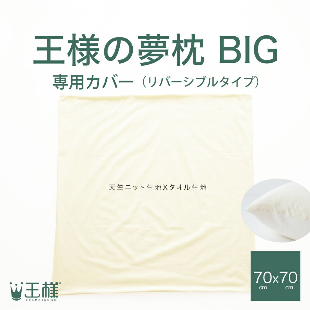 Pillow Case for King's Dream Pillow BIG 70x70 cm - imy Shop Japan