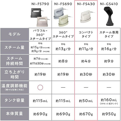 Clothes Steamer NI-FS430 - imy Shop Japan