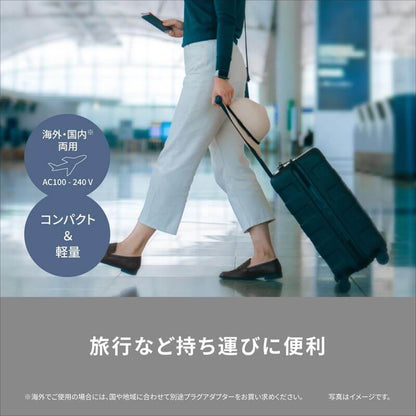 Compact Hair Straightener, AC100-240V EH-HV1B-W