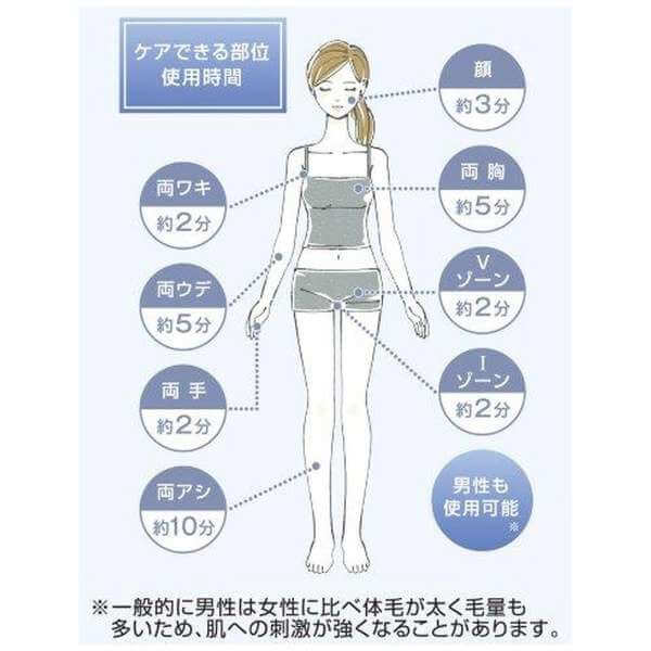 IPL Hair Remover AC100V-240V ES-WH77-N - imy Shop Japan