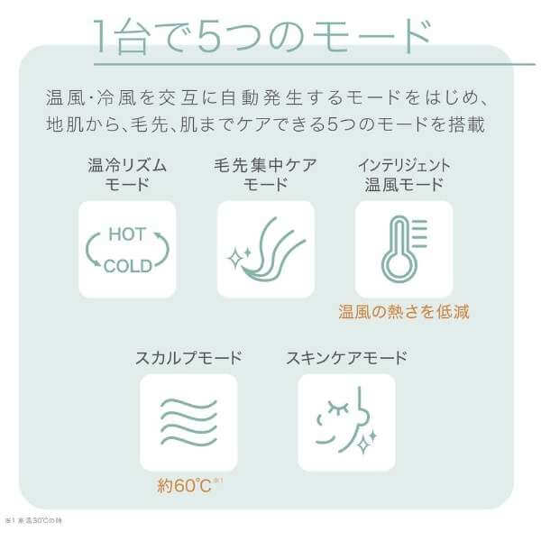 Mineral Hair Dryer nanocare EH-NA9F - imy Shop Japan