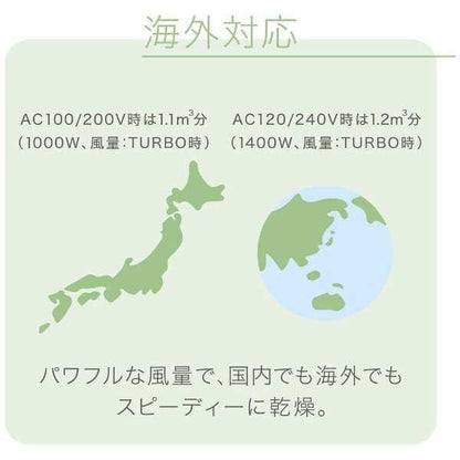 Mineral Hair Dryer nanocare EH-NA9F - imy Shop Japan