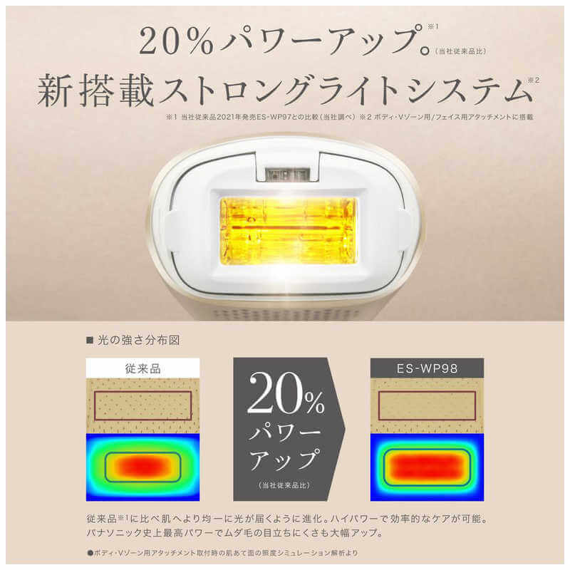 Optical Hair Remover ES-WP98-N - imy Shop Japan