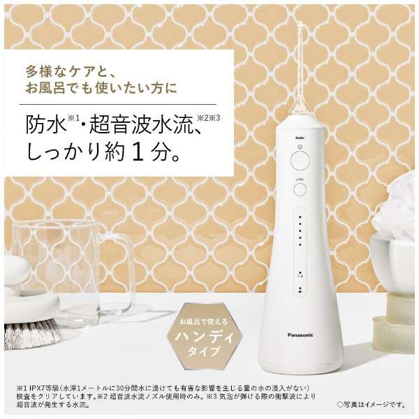Rechargeable Oral Lavatory Washer, Jet Washer Doltz EW-DJ55-W - imy Shop Japan