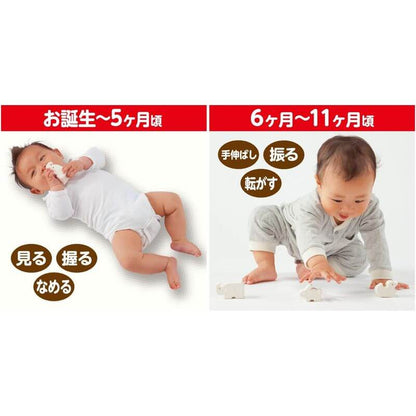 Rice-Based Animal Stacking Blocks (29-piece), Made in Japan KM-029