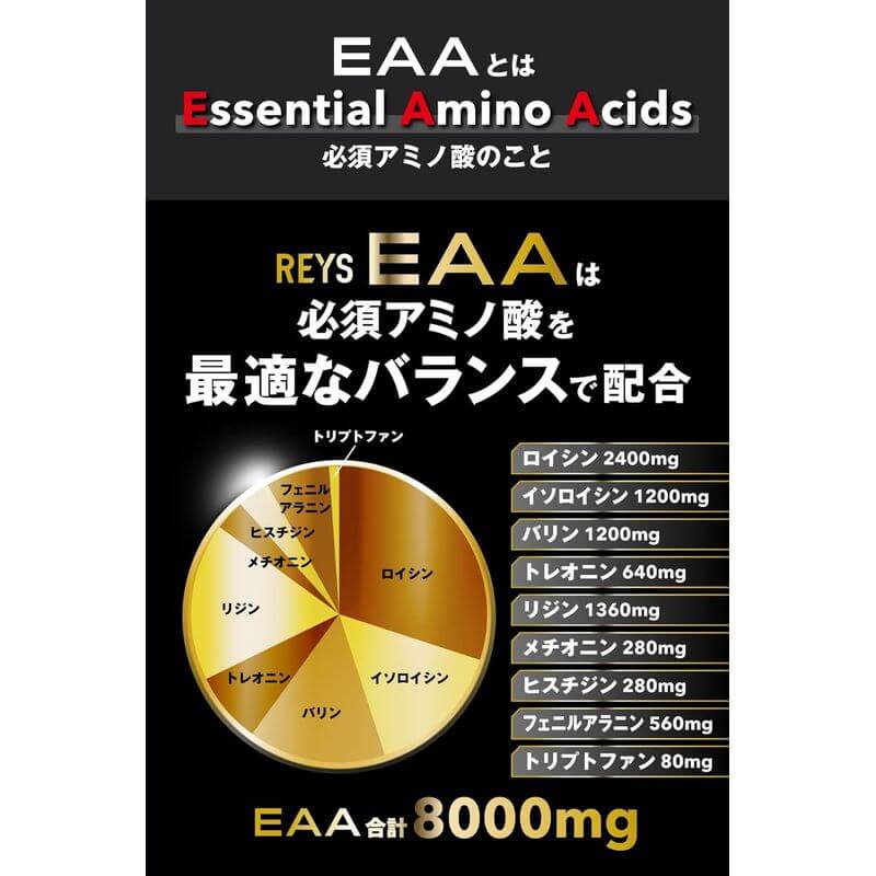 EAA Powder 600g, Made in Japan