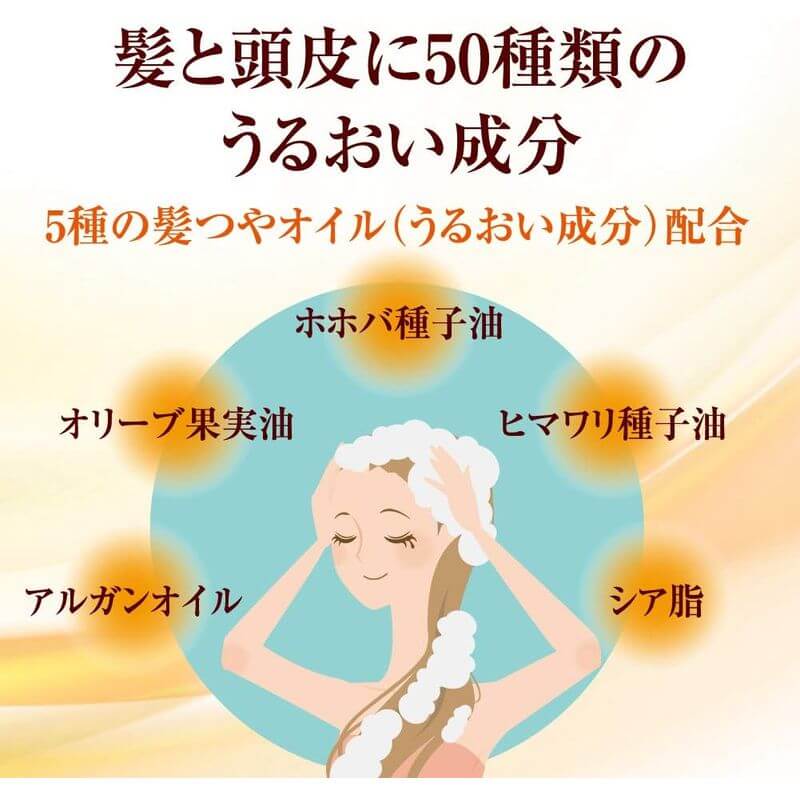 50 Megumi Hair & Scalp Moisturizing Shampoo 400ml