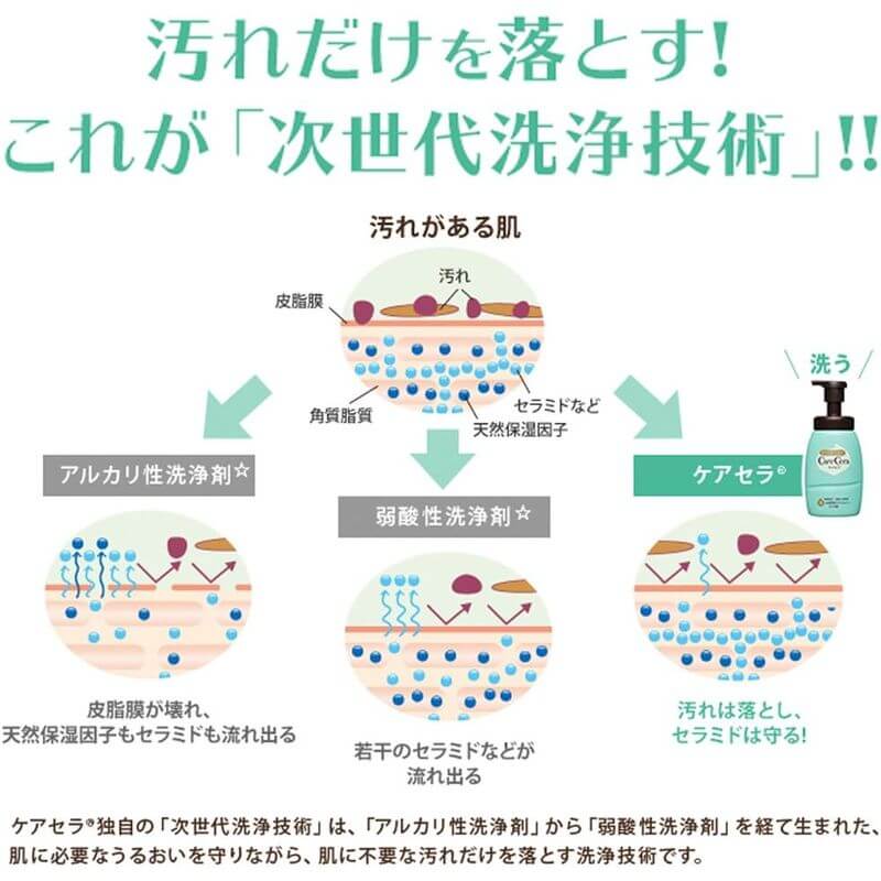 CareCera Foaming High Moisture Body Wash 450ml